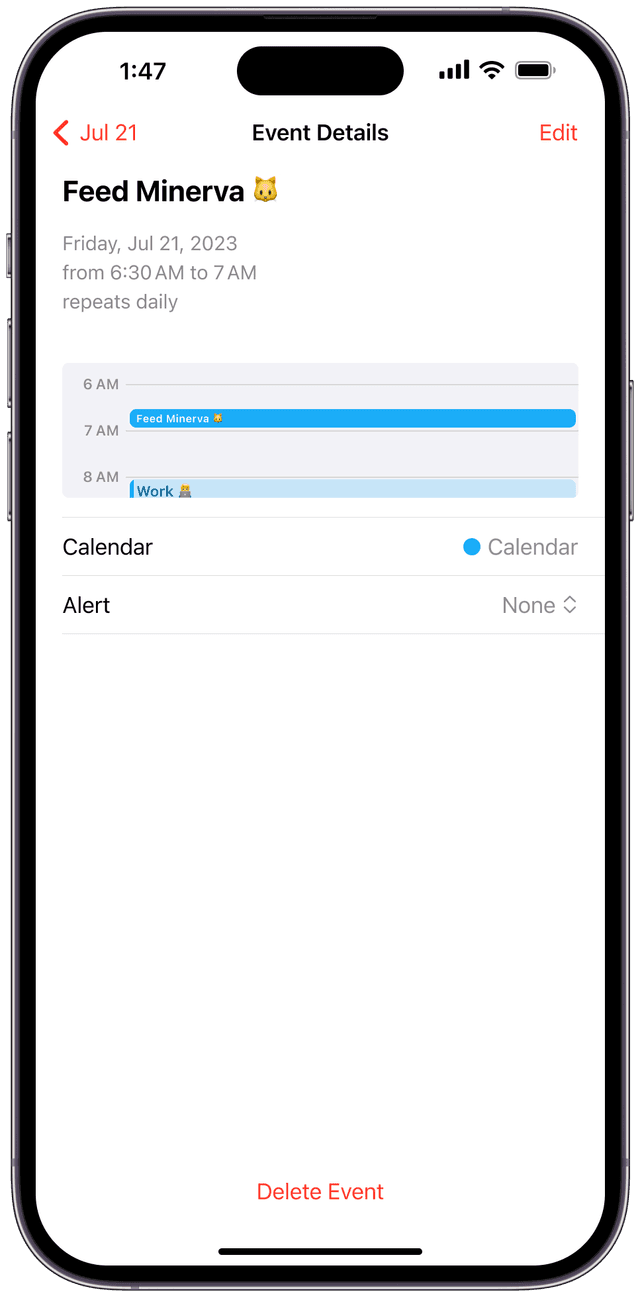 Stellr feature screen 7